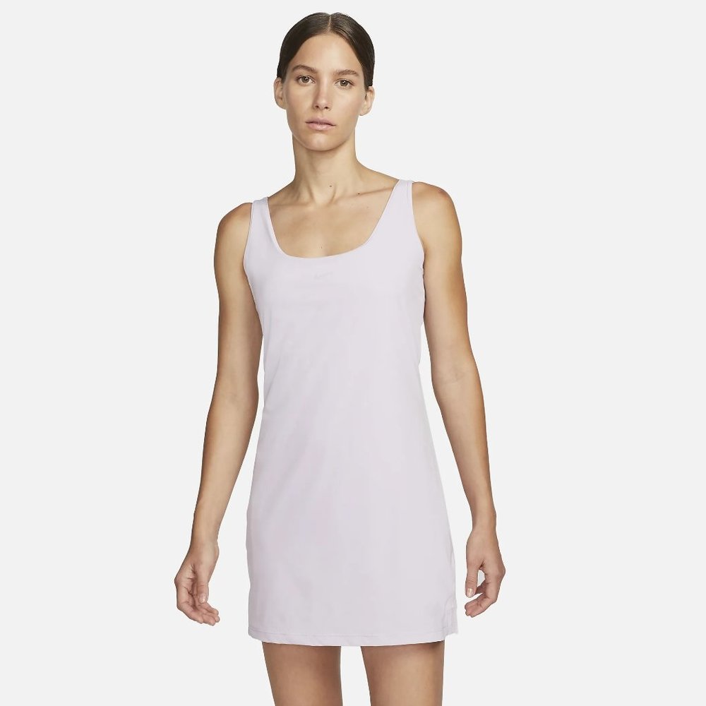 NWT! Women's Nike Bliss Luxe Women's Training Dress with Built-In Shorts